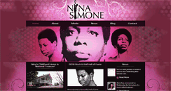 Desktop Screenshot of ninasimone.com